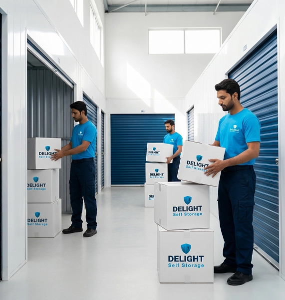 Delight Self Storage Dubai climate-controlled warehouse
