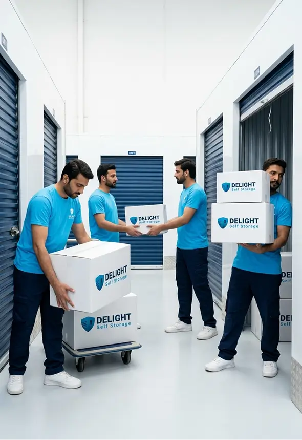 Delight Self Storage packing and moving service in Dubai