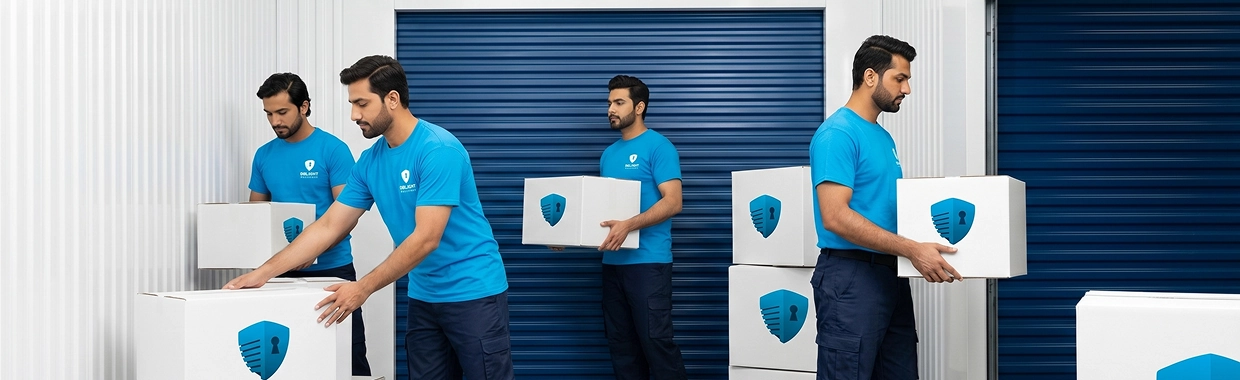Delight Self Storage Dubai fire safety and environmental protection systems