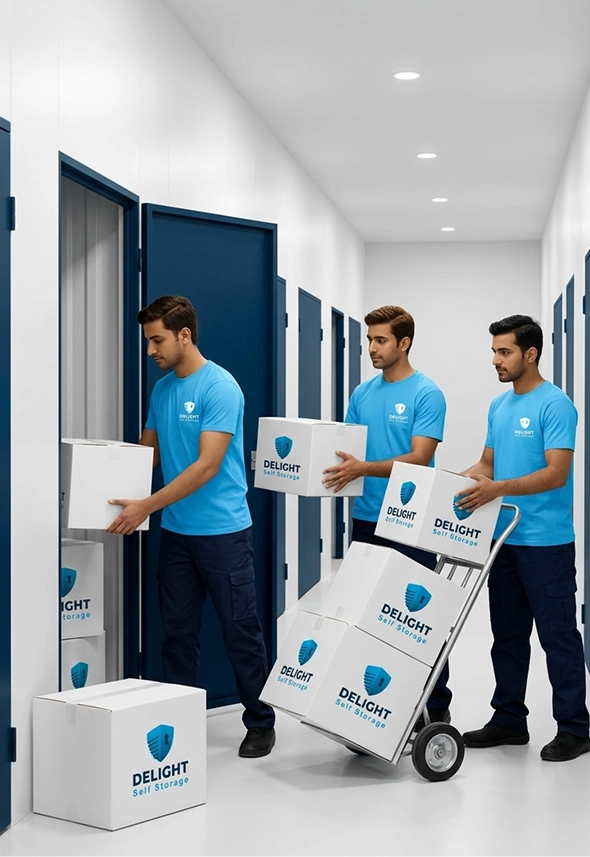 Delight Self Storage short-term storage collection and redelivery service in Dubai