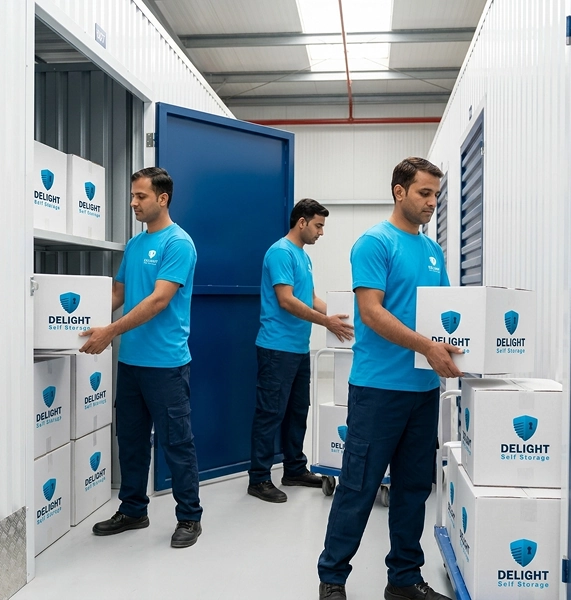 Delight Self Storage Dubai long-term storage facility with climate-controlled units for household and business items