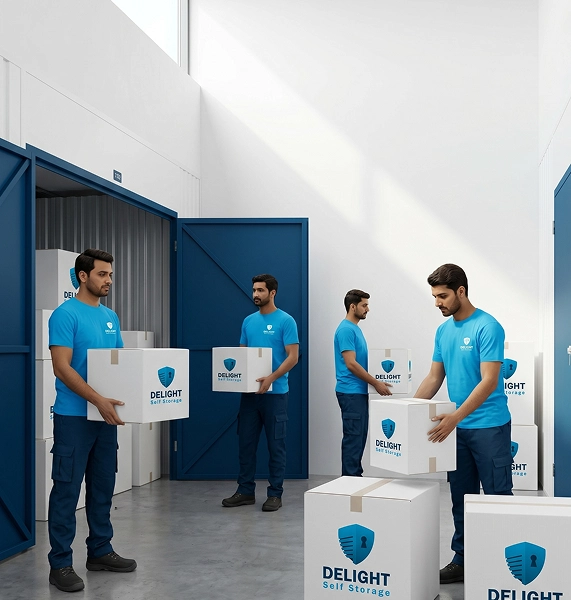 Delight Self Storage Dubai packing and moving support with professional crew and storage-grade materials