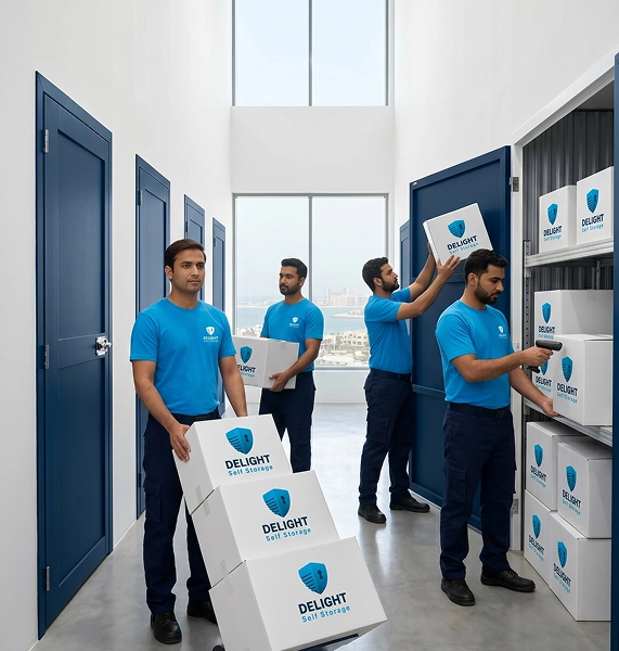 Delight Self Storage Ras Al Khaimah climate-controlled facility serving Al Nakheel, Al Hamra Village, Mina Al Arab, Julfar, Old RAK, RAK Free Zone, and Jebel Jais communities