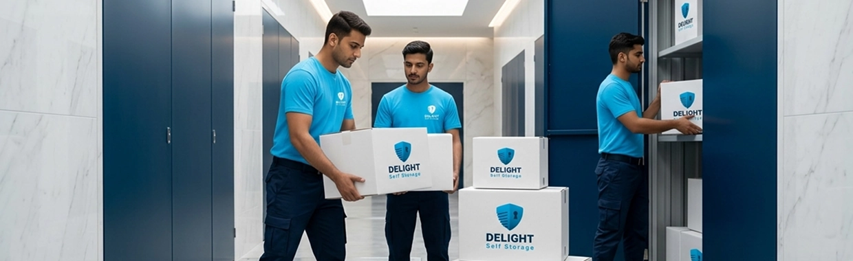 Delight Self Storage Dubai climate-controlled warehouse protecting furniture, electronics, and sensitive items